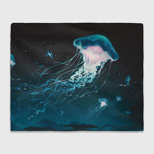 Плед Рисунок медуза / 3D-Велсофт – фото 1
