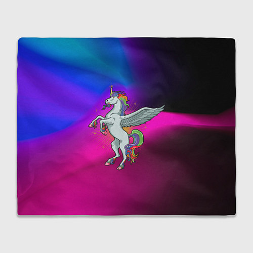Плед Единорог Unicorn Z / 3D-Велсофт – фото 1