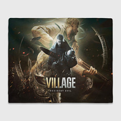 Плед флисовый Resident Evil Village, цвет: 3D-велсофт