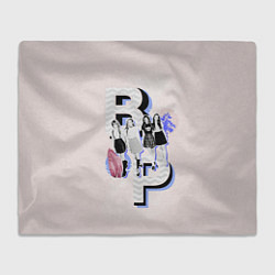 Плед флисовый BP Style, цвет: 3D-велсофт