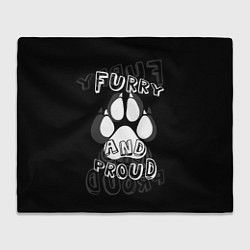 Плед Furry proud