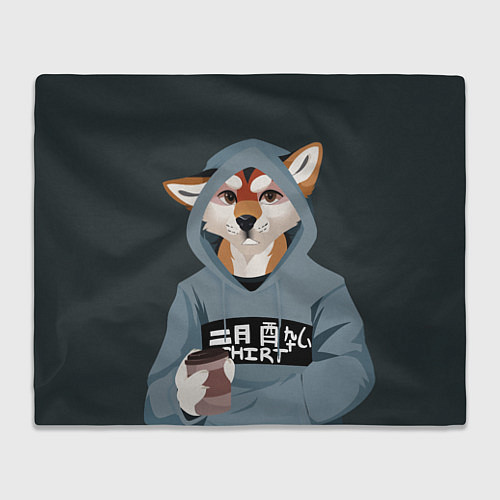 Плед Furry fox / 3D-Велсофт – фото 1