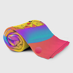Плед флисовый Пикачу капелька, цвет: 3D-велсофт — фото 2