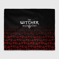 Плед флисовый THE WITCHER 1, цвет: 3D-велсофт