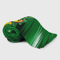 Плед флисовый Пикачу - дракон, цвет: 3D-велсофт — фото 2