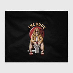 Плед флисовый THE DUDE Big Lebowski, цвет: 3D-велсофт