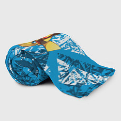 Плед флисовый Пикачу летчик, цвет: 3D-велсофт — фото 2