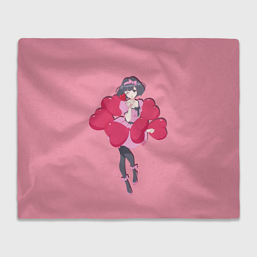 Плед Аниме Девушка Любовь / 3D-Велсофт – фото 1