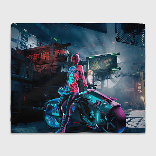 Плед Cyberpunk / 3D-Велсофт – фото 1