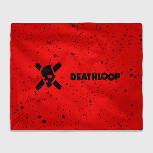 Плед Deathloop - Skull - Paint / 3D-Велсофт – фото 1