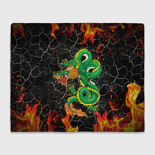 Плед Дракон Огонь Dragon Fire / 3D-Велсофт – фото 1