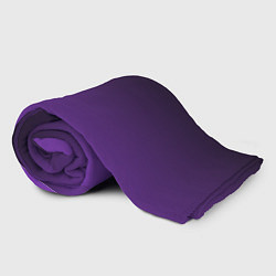 Плед флисовый Ночной градиент Фиолетовый, цвет: 3D-велсофт — фото 2