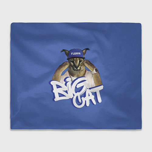 Плед Big Cat Floppa / 3D-Велсофт – фото 1