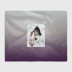 Плед флисовый Майкл Джексон навсегда, цвет: 3D-велсофт