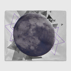 Плед флисовый Moon, цвет: 3D-велсофт