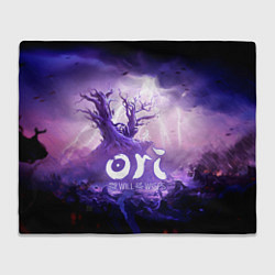 Плед флисовый Ori and the Will of the Wisps, цвет: 3D-велсофт