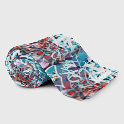 Плед флисовый Wall graffiti, цвет: 3D-велсофт — фото 2