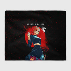 Плед флисовый Кугисаки Нобара, цвет: 3D-велсофт