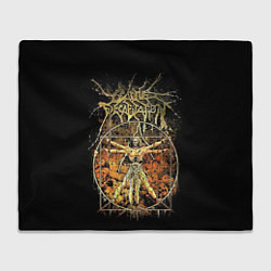 Плед флисовый Cattle Decapitation, цвет: 3D-велсофт