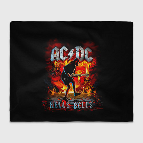 Плед ACDC HELLS BELLS / 3D-Велсофт – фото 1