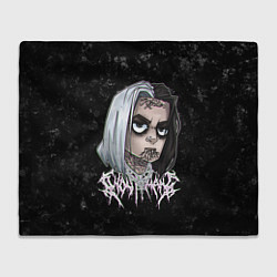 Плед флисовый GHOSTEMANE ART, цвет: 3D-велсофт