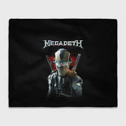 Плед флисовый Megadeth, цвет: 3D-велсофт