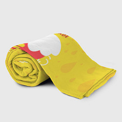 Плед флисовый Sweet lemonade, цвет: 3D-велсофт — фото 2