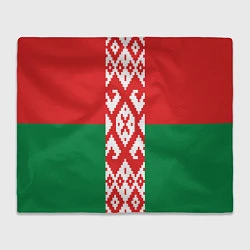 Плед флисовый Белоруссия, цвет: 3D-велсофт