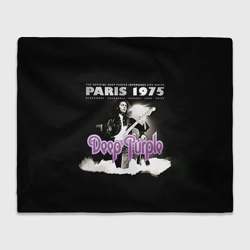 Плед Deep Purple - Paris 1975 / 3D-Велсофт – фото 1