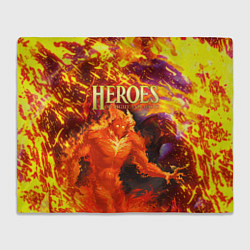 Плед флисовый HoM Огненный, цвет: 3D-велсофт