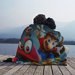 Плед флисовый Mario цвета 3D-принт — фото 2