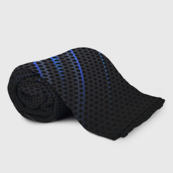 Плед флисовый СТАЛЬНАЯ СЕТКА НЕОН STEEL MESH NEON, цвет: 3D-велсофт — фото 2