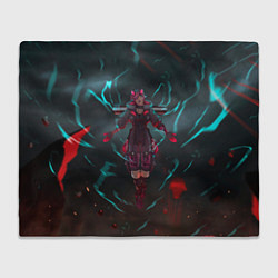 Плед флисовый The Eye of the Storm, цвет: 3D-велсофт
