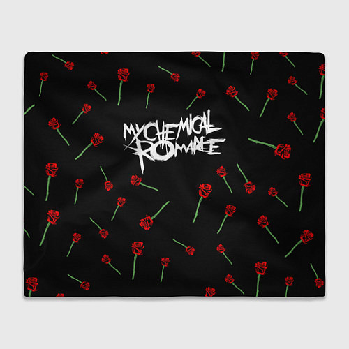 Плед MY CHEMICAL ROMANCE РОЗЫ MCR ROSES / 3D-Велсофт – фото 1