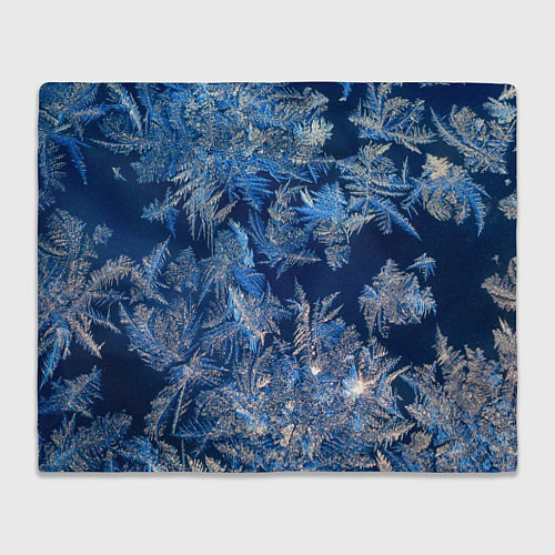 Плед Снежинки макро snowflakes macro / 3D-Велсофт – фото 1