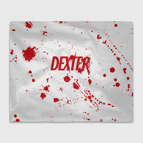 Плед Dexter logo Декстер брызги крови / 3D-Велсофт – фото 1