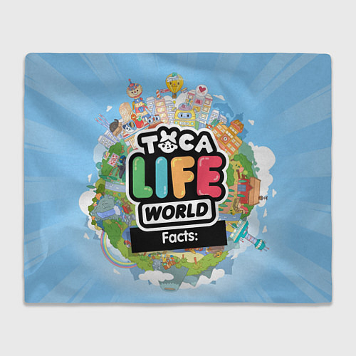 Плед Toca Life World / 3D-Велсофт – фото 1