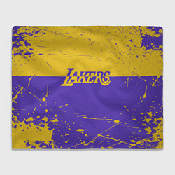 Плед флисовый Kobe Bryant - Los Angeles Lakers - NBA, цвет: 3D-велсофт