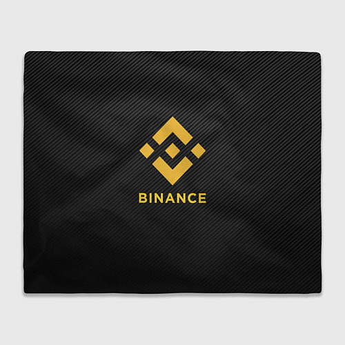 Плед БИНАНС ЛОГО CARBON BINANCE LOGO / 3D-Велсофт – фото 1