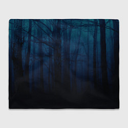 Плед флисовый Gloomy forest, цвет: 3D-велсофт