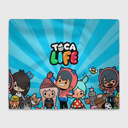 Плед Toca Life: Friends / 3D-Велсофт – фото 1