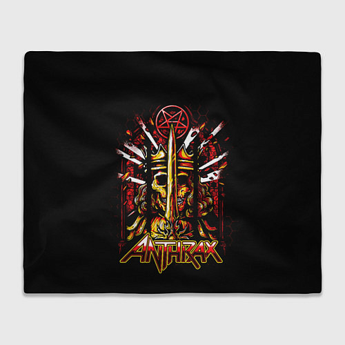 Плед Anthrax - For All Kings / 3D-Велсофт – фото 1
