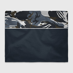Плед флисовый Камуфляж 2 0, цвет: 3D-велсофт