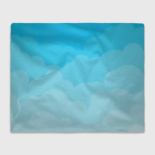 Плед Голубые облака / 3D-Велсофт – фото 1