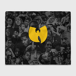 Плед флисовый WU-TANG CLAN ЛЕГЕНДЫ РЕПА, цвет: 3D-велсофт