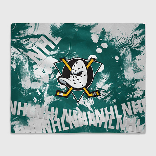 Плед Анахайм Дакс Anaheim Ducks / 3D-Велсофт – фото 1