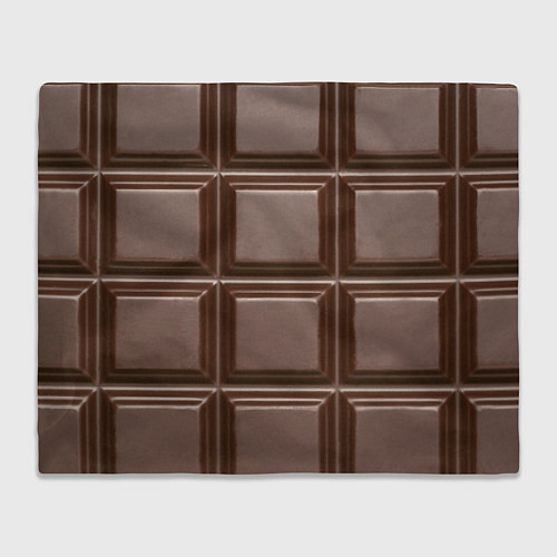 Плед Шоколадная плитка / 3D-Велсофт – фото 1
