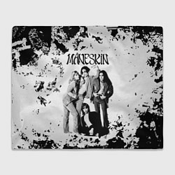 Плед флисовый Maneskin Монэскин, рок - группа, цвет: 3D-велсофт