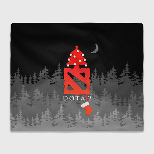Плед Dota 2- С Новым годом! / 3D-Велсофт – фото 1