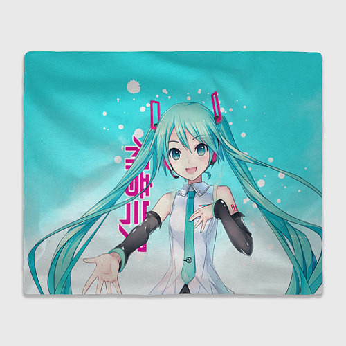 Плед Hatsune Miku, Мику Хацунэ / 3D-Велсофт – фото 1